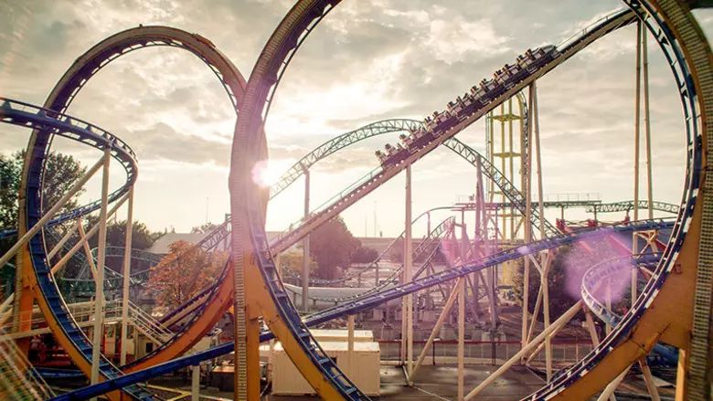 Colossus loops at golden hour